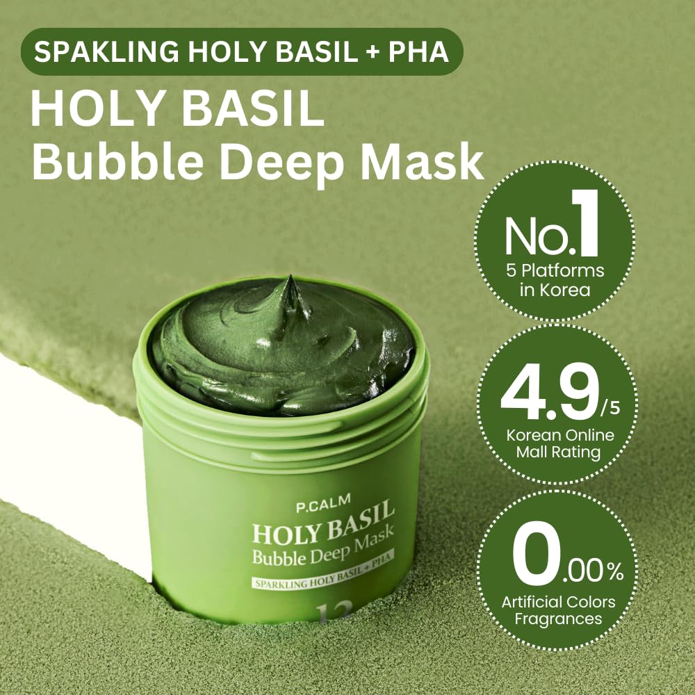 Holy Basil Bubble Cleansing Mask