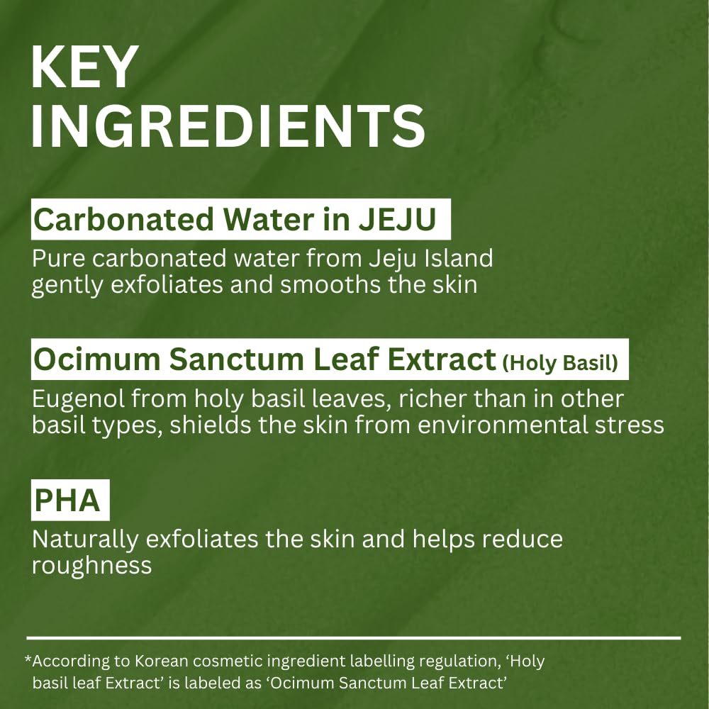 Holy Basil Bubble Cleansing Mask